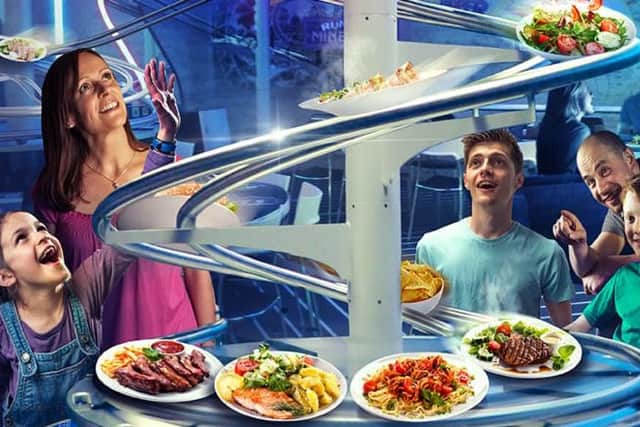 The new Rollercoaster Restaurant opens in May.