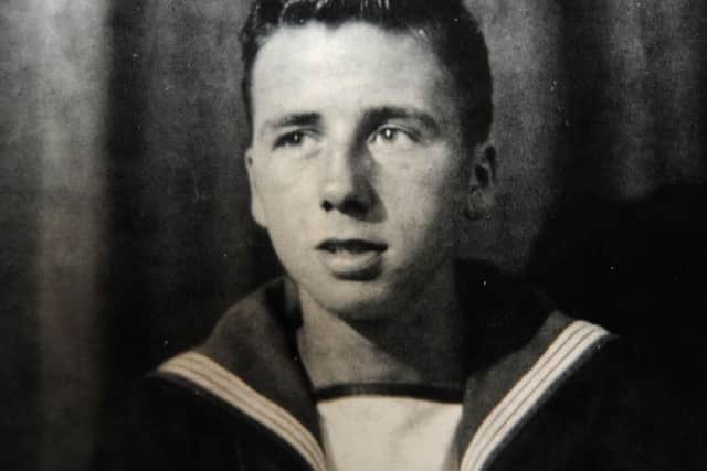 'Target Ranger' Tilley, during his time in the Royal Navy.