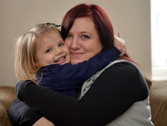 Leanne is proud of her brave little girl who saved her life by calling for help when she collapsed unconcious.