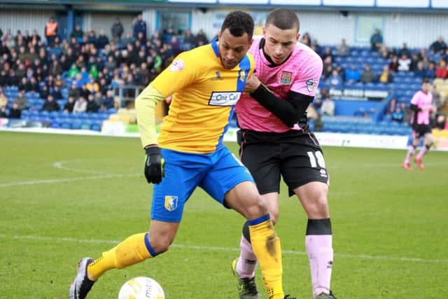 Matt Green in action against Northampton.