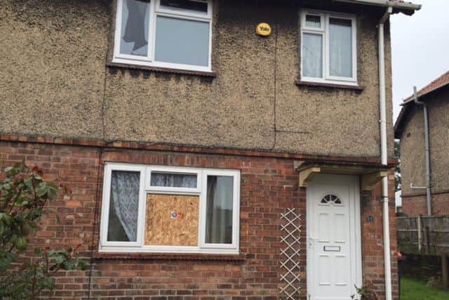 A house on Storth Avenue in Hucknall where there was a fatal house fire.
