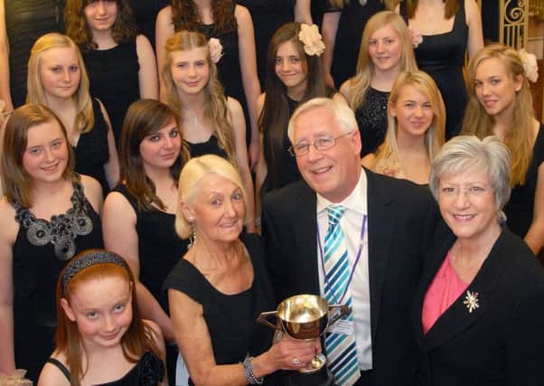 Do you recognise your little stars of the stage in our pictures form the Mansfield Music and Drama Festival, of years gone by?  Here Meryl Chambers is presented with a Trophy by chairman Paul Bacon and Coun. Kate Allsopin 2012.