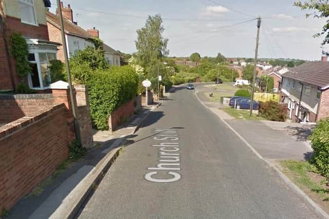 Church Street West in Pinxton.