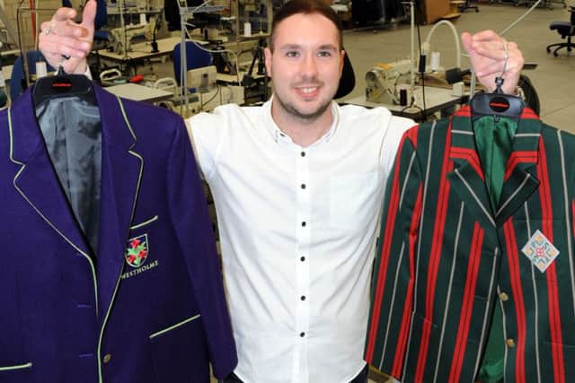 Operations manager Sean Ryan at Schoolblazer in Forest Town, which is to set on another 60 workers.