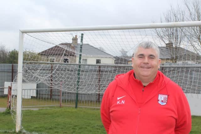 UNSUNG HERO -- Kevin Newton, secretary of Teversal Football Club.