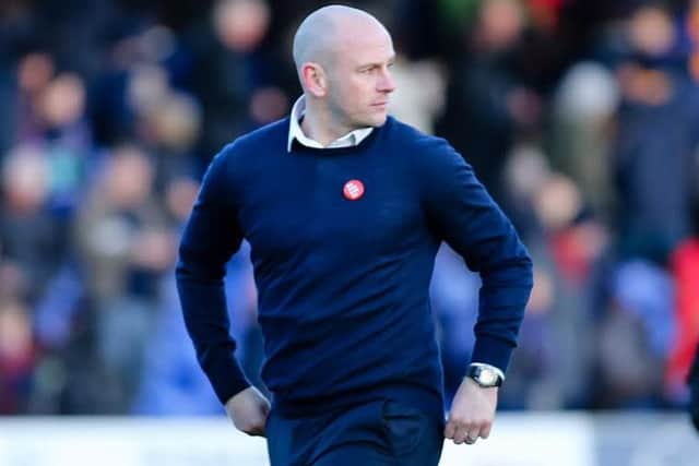 Mansfield Town's Manager Adam Murray - Pic by Chris Holloway