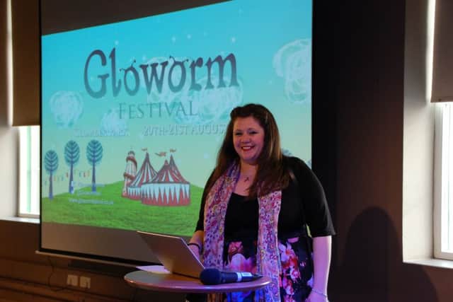 Rebecca McGlone, organiser of the new Gloworm Festival
