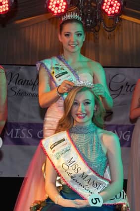 Lucy Jane Edwards aged 15 from Kirkby-in-Ashfield is crowned Miss Outstanding Teen. Credit: Lorraine at All Occasions Photography