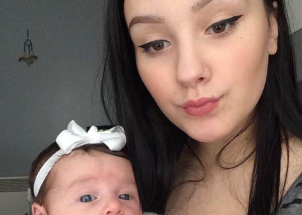 Young mum Catherine was 'livid' after a pharmacist covered her with a towel while she was breastfeeeding.