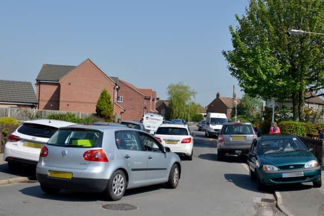 Parking issues on Stuart Avenue, Forest Town outside Abbey Primary School