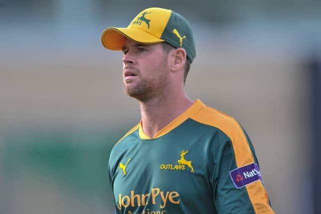 Dan Christian during the NatWest T20 Blast match between the Outlaws and the Rapids at Trent Bridge, Nottingham on 3 July 2015.  Photo: Simon Trafford