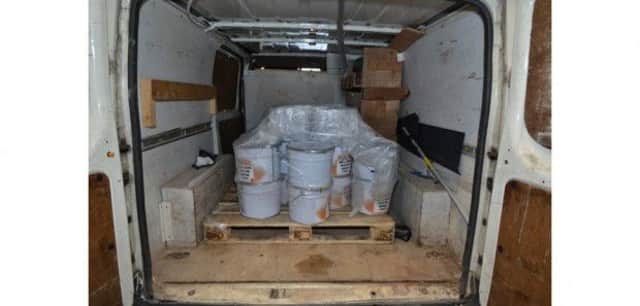 Ninety-seven litres of liquid amphetamine with a street value of Â£5.5m was smugled into Nottinghamshire but the dealers have been arrested and sentenced for 30 years combined