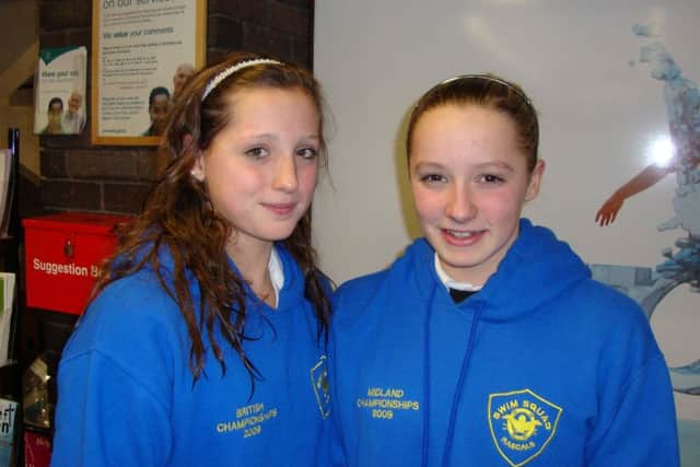 EVERYTHING GOING SWIMMINGLY: Rascals pair Hannah Jones and Molly Renshaw have both retained their county championship titles.