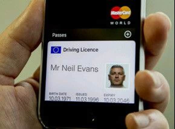 The dummy version of the digital licence