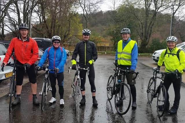 Five friends from an Annesley firm rode 500 miles through the Scottish Highlands on an epic fundraising trip
