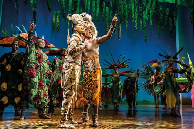 The Lion King at the Lyceum Theatre, London.