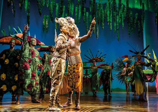 The Lion King at the Lyceum Theatre, London.
