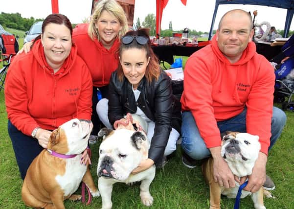Fisher Lane Park fun day, Mansfield. Pictured on the Edward Foundation stall are Gilly Nagington, Claire Huthwaite, Melissa Bell, and Mark Huthwaite.