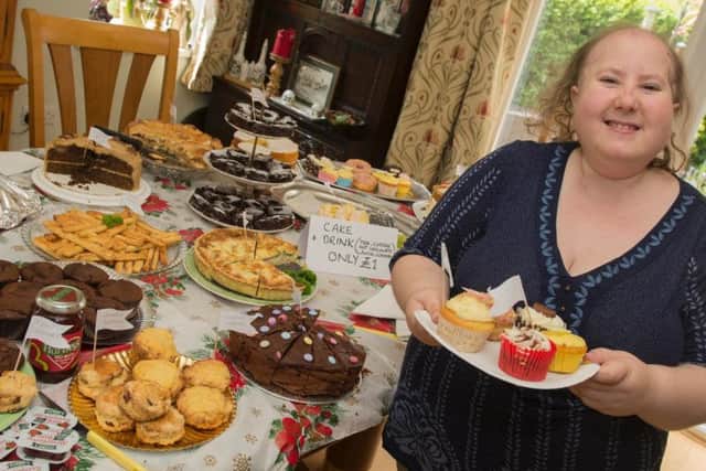 The amazing young women keeps a sense of humour as her battle continues, and supporters joined for a coffee morning and bake sale on Friday, May 27, raising over 400.