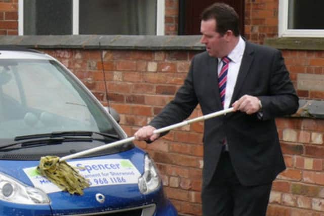 Sherwood MP Mark Spencer is campaigning to have dangerous parking rules changed.