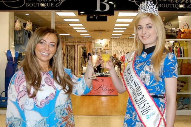 Bling-015 and 016Sarah Parker-Bradshaw and Miss Mansfield Amy Beilby.
