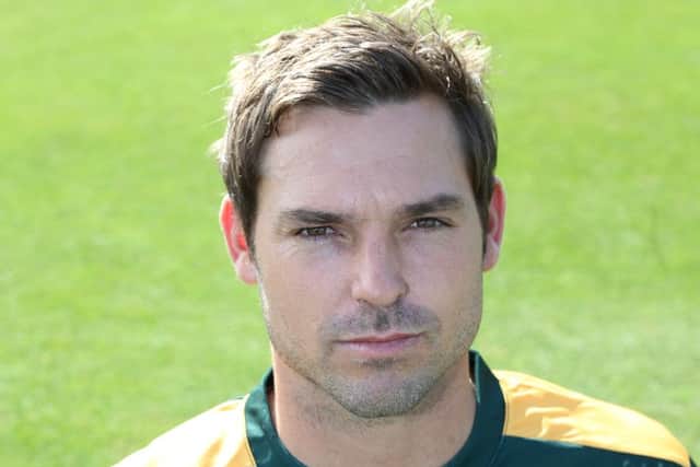 IN PICTURE: Notts County Cricket Club 2016: Royal London kit: Michael Lumb.STORY: SPORT LEAD: Notts County Cricket Club Team /Pen pictures for season 2016.  Trent Bridge Cricket Ground, West Bridgford, Nottingham.PHOTOGRAPHER: MARK FEAR