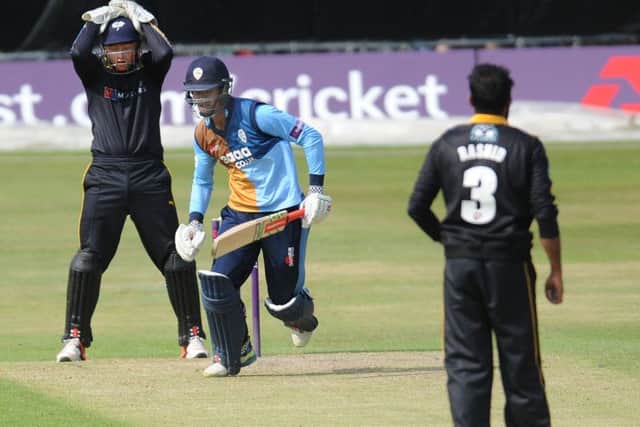 Derbyshire v Yorkshire T20 Blast
Frustration for Jonny Bairstow as Shiv Thakor survives