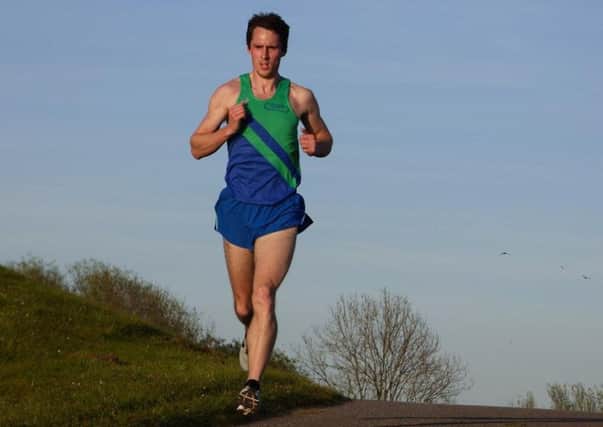 KING OF THE ROAD -- Mansfield Harrier Stuart King, who stormed home by 30 seconds in the latest Notts AAA Summer League race at Colwick Park.