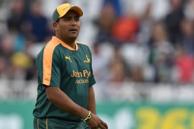 Samit Patel during the NatWest T20 Blast match between the Outlaws and the Bears at Trent Bridge, Nottingham on 15 May 2015.  Photo: Simon Trafford