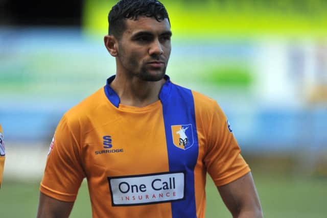Colin Daniel at the lineupMansfield Town v Yeovil Town - Skybet League Two - One Call Stadium - Saturday 20 Feb 2016 - Photographer Steve Uttley