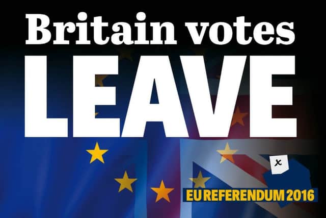 Leave wins EU referendum vote