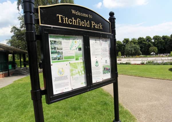 Pupils from King Edward Primary held a celebration to celebrate Titchfield Parks 100th birthday