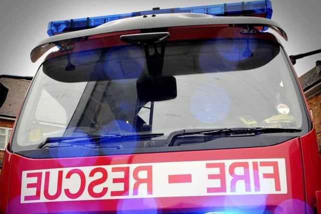 Firefighters from Sunderland Community Fire Station were called to a fire at a terraced house on Tunstall Terrace, New Silksworth.