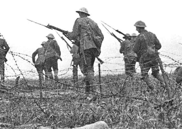 Image from The Battle of The Somme film, 1916.