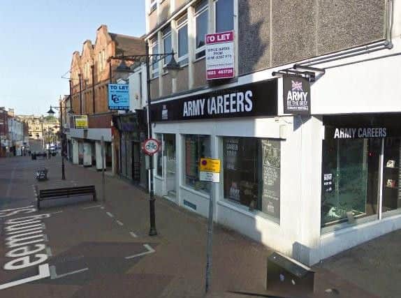 Mansfield's Army Recruitment office's closure has been called 'diabolical' (Image: Google).