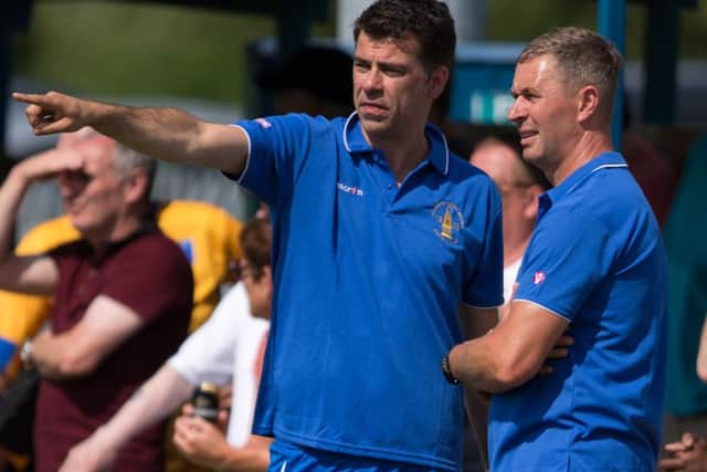 Mansfield vs Rainworth - Rainworth manager Julian Watts - Pic By James Williamson