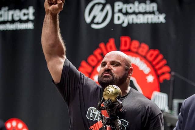 Europe's Strongest Man 2016 is Brit veteran Laurence Shahlaei, 33, from Swindon.