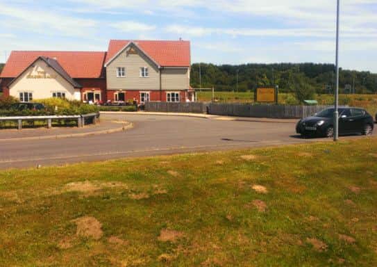 The site of the new Aldi store to be built on land  at Oakleaf Close, Mansfield.