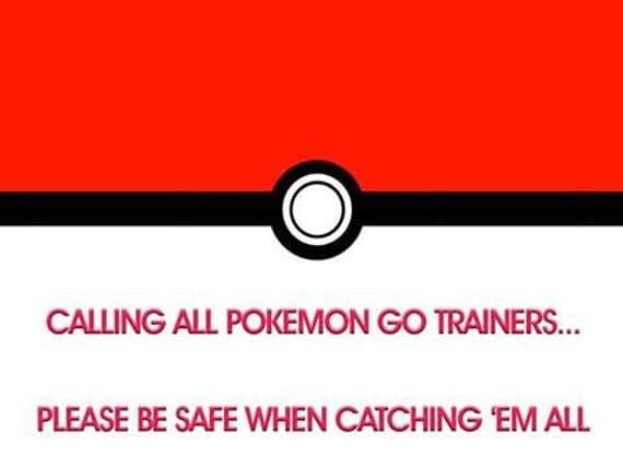 Words of advice form Nottinghamshire and Derbyshire Police with the release of mobile game Pokemon Go