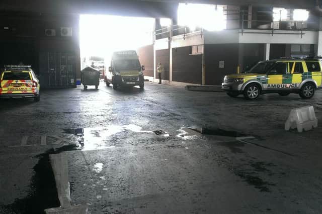 Paramedics have been called after an incident believed to involve a man at Four Seasons shopping centre.