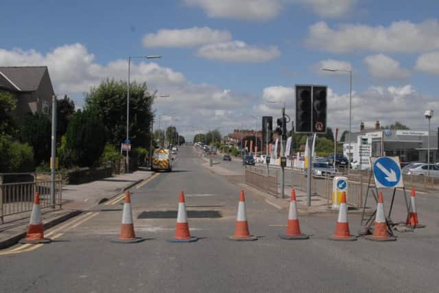 Roadworks have been finished on Chesterfield Road North, but a carriageway is still closed.