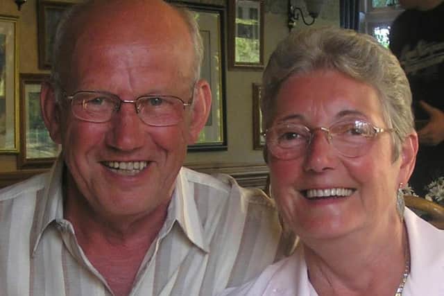George Chicken with his wife, Jean.