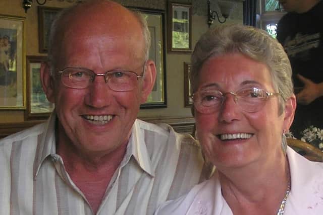 George Chicken with his wife, Jean.
