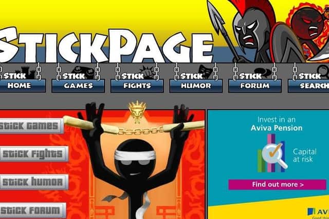 The college also banned this violent games site from campus computers.
