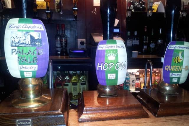 Hop On - a hoppy summer beer made in King's Clipstone.