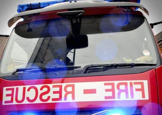 Crews spent an hour at the incident