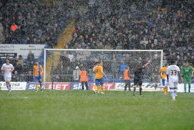 Mansfield Town v Notts County, April 2016.