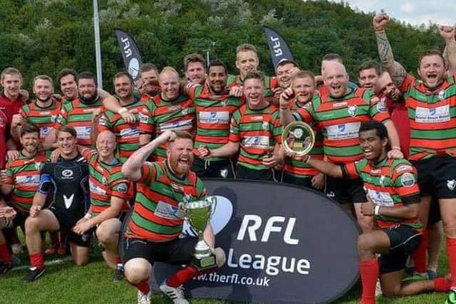 Some 34 former Garibaldi rugby club veterans played a charity match while others joined to show support.