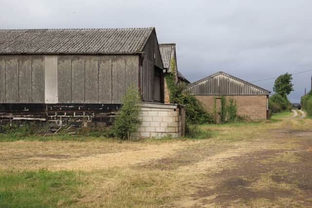 Farm buildings off Searby Road in Sutton.