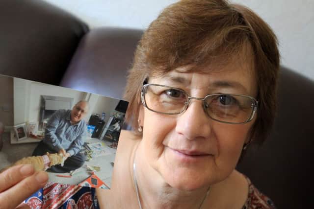 Christine Parkin from Forest Town was refused back into Wheelgate Park to look for a silver cross bought for her by her late husband.